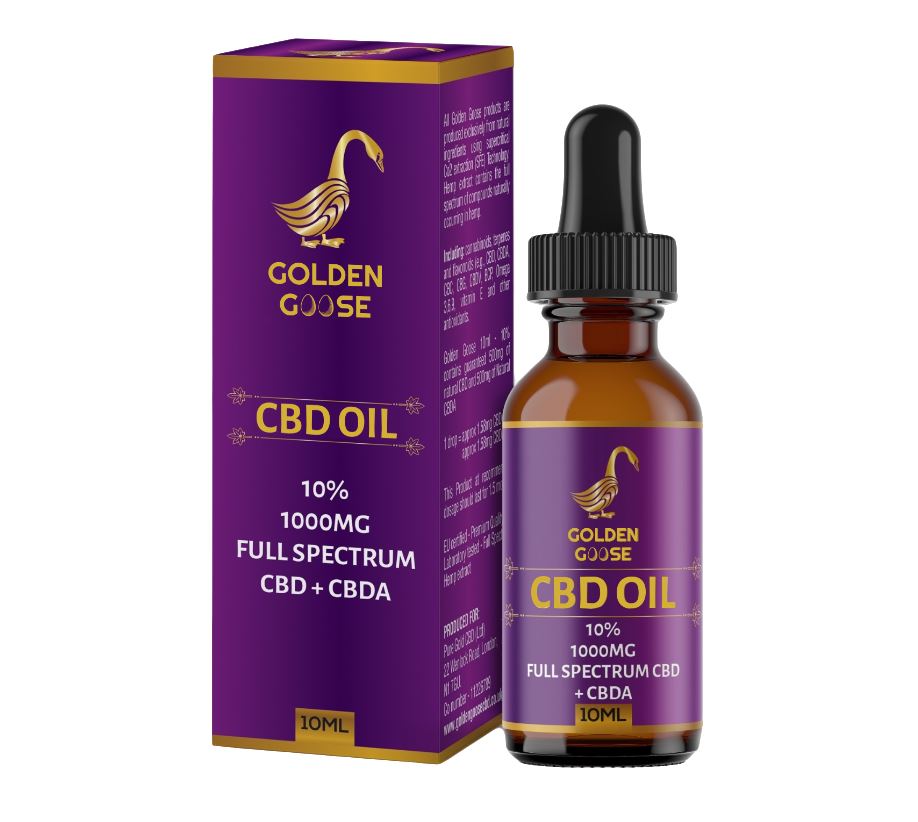 1000mg Golden Goose CBD + CBDA (10ml)